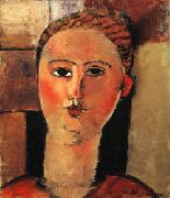 Amedeo Modigliani Red Haired Girl painting